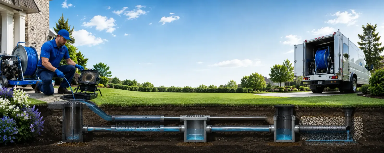 Outdoor drain cleaning information for Coaldale, PA